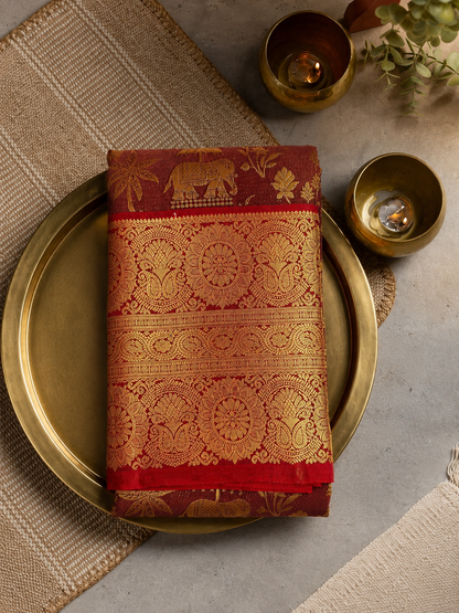 Ruby Gold Heritage Silk