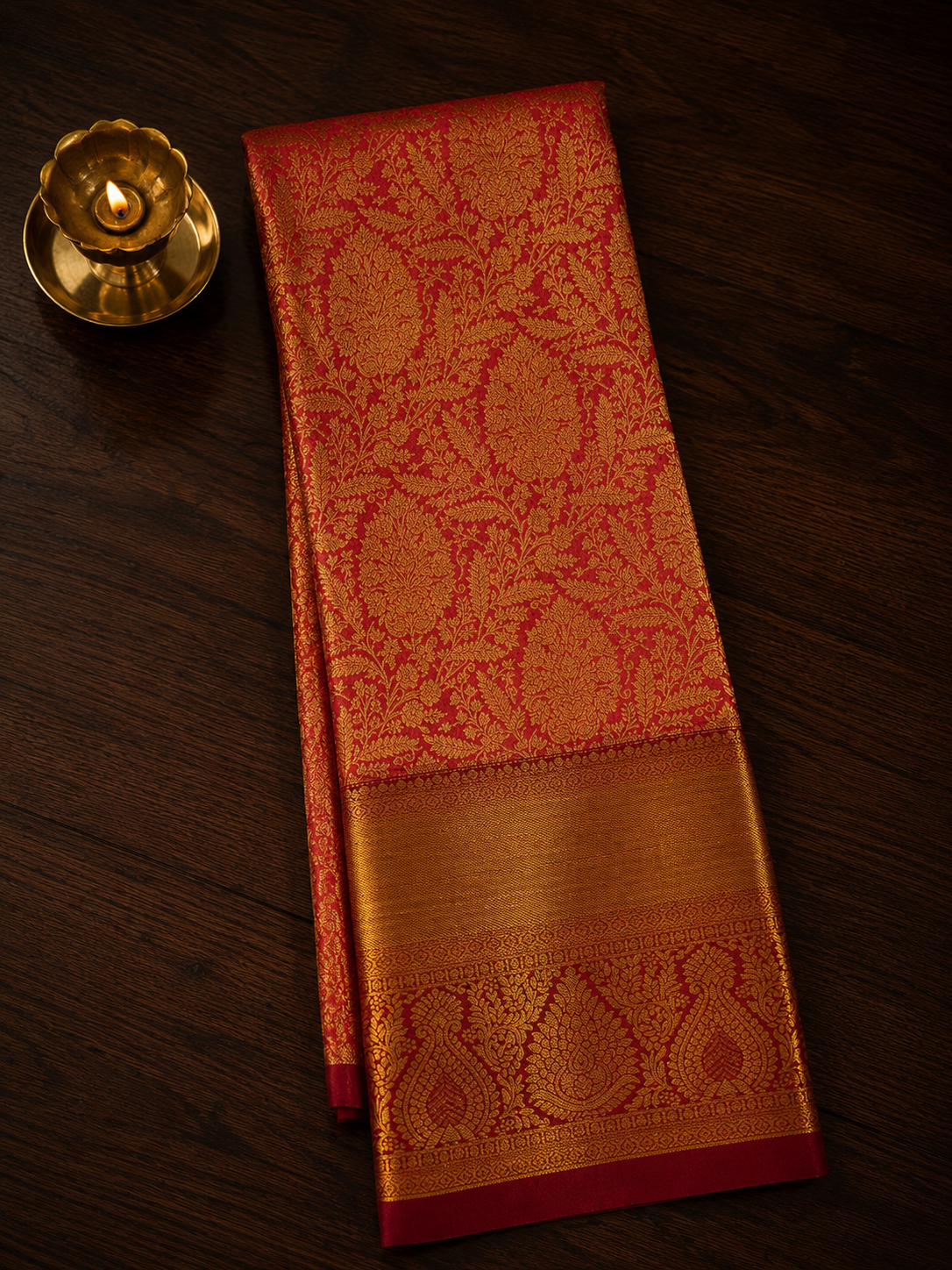 Swarna Gulab Heritage Silk Saree